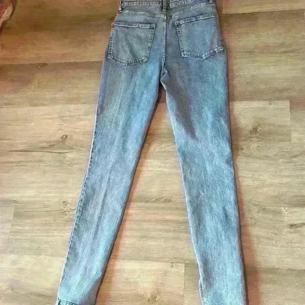 WEWOREWHAT Stiletto Slit Skinny Jeans sz 28 - Picture 8 of 12